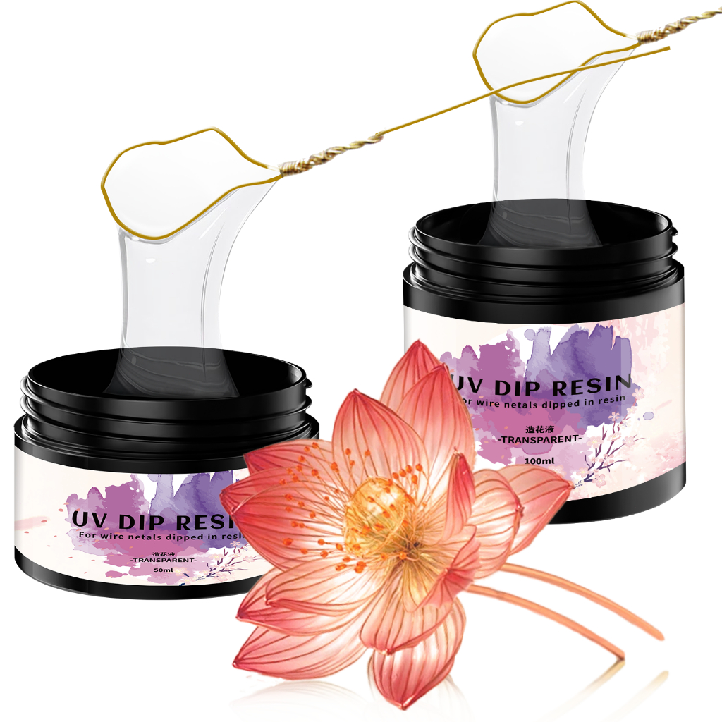 Uv Epoxy Flower Liquid Low Odor Handmade DIY ตาข่ายดอกไม้วัสดุ Filigree เครื่องประดับ Hairpin เข็มกลัดผีเสื้อวัสดุ