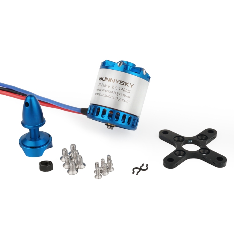 SUNNYSKY X2216-III X2216 2216 880KV 950KV 1100KV 1250KV 1400KV 2600KV ยาวสั้นเพลา 3-4S มอเตอร์ไร้แปรง RC Drone เครื่องบิน