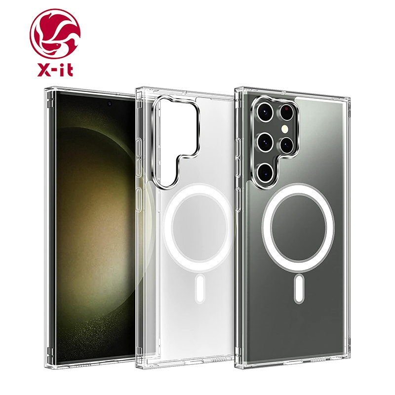 X-it สําหรับ Samsung Galaxy S22 S23 S24 S25 Ultra FE กรณีใส,กันกระแทก TPU ฝาครอบกรณี-โปร่งใส