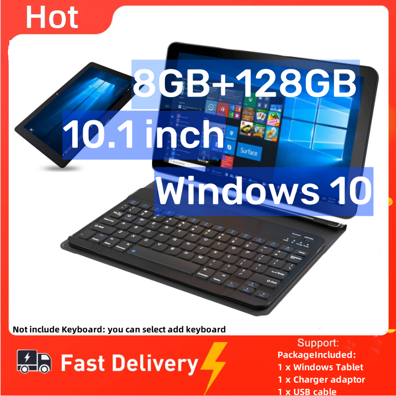 64 บิต 10.1 INCH AR10 Windows 10 แท็บเล็ต X5-Z8350 CPU 8GB DDR RAM 128GB ROM 1920 x 1200 หน้าจอ IPS 