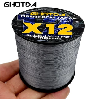 เส้นใยกุหลาบ Showoda X12 ความยาว 100 เมตร สำหรับตกปลาในป่าและทะเล มืออาชีพรับรองคุณภาพและความทนทาน