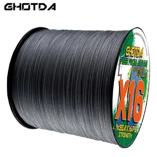 GHOTDA สายน็อนเบริด 100ม. X16 สำหรับตกปลาทะเล ใช้งานได้นาน มีความเหนียวแน่นและทนทาน