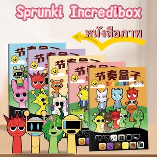 Sprunki Incredibox หนังสือเงียบ สมุดภาพวาดง่ายสำหรับเด็ก สมุดระบายสี สมุดลอกเลียนแบบ และหนังสือภาพ