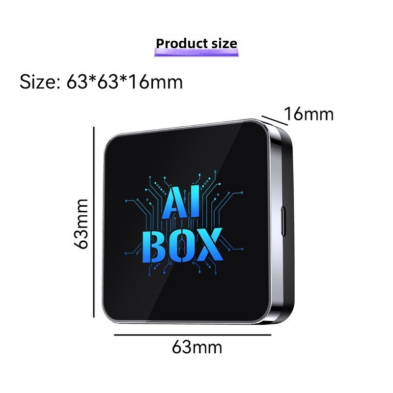 Carplay Box Android 13 Wireless Carplay Adapter AIBox เชื่อมต่อกันกล่องอัจฉริยะในรถยนต์