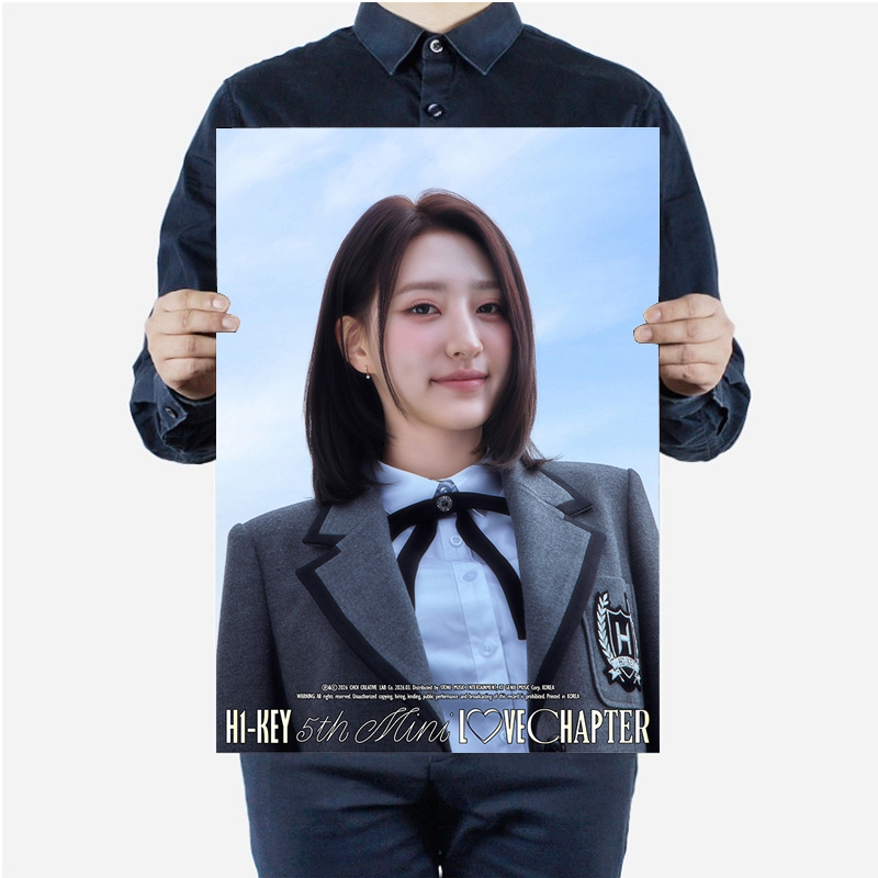 H H1-KEY Combination A3 โปสเตอร์ Lee Rui Jin SEOI Lee Seung Hyun RIINA Jo Hyun HWISEO Han YEL