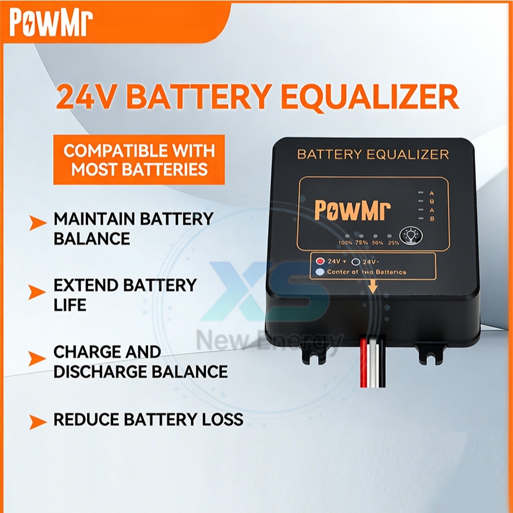 CODPowmr 24V POWMR BE24-N Voltage Balancer | เหมาะสําหรับระบบพลังงานแสงอาทิตย์เครื่องปรับแรงดันไฟฟ้า