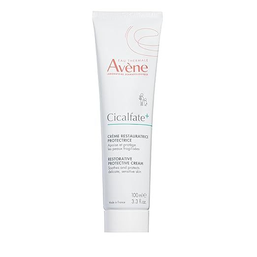 Avène Cicalfate+ Restorative Protective Cream, Face Moisturizer, ครีมบํารุงผิวหน้าสําหรับผิวแพ้ง่าย, ช่วยฟื้นฟูเกราะป้องกันผิว, ครีมบูรณะ 100ml