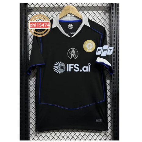 [เวอร์ชั่นแฟน ๆ ]2025/26 เชลซีฟุตบอลเสื้อ THIRD ผู้ชายชุดฟุตบอลชุดพิมพ์ 25 คําแชมเปี้ยนส์