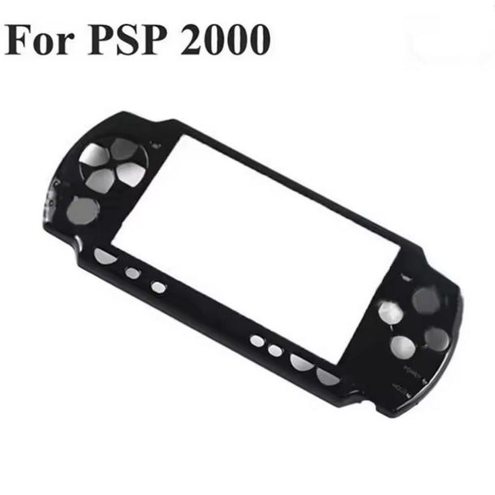สําหรับ PSP 2000 PSP2000 แผ่นด้านหน้าสีดํากรณี Proctector เปลี่ยน