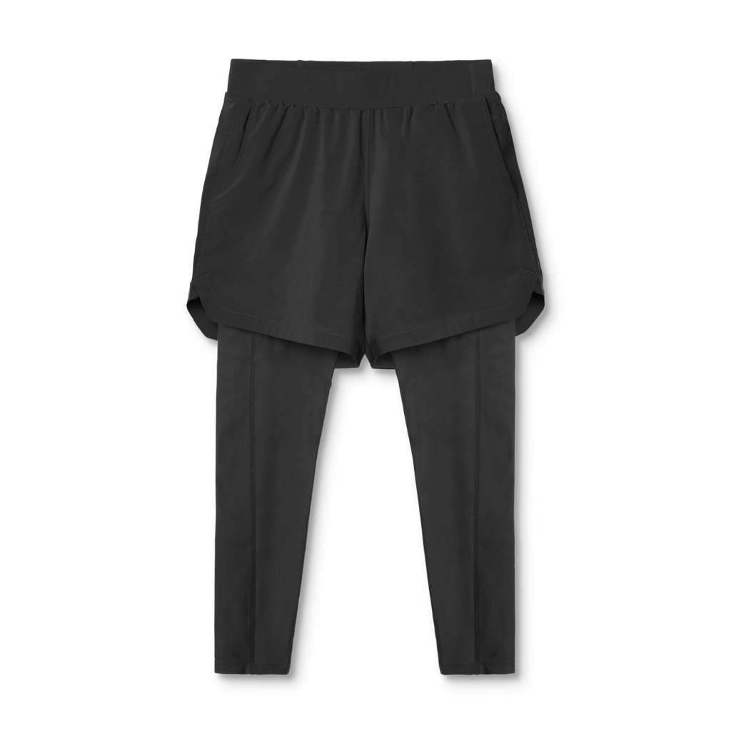 Men Camo 2-in-1 Running Tights Quick Dry Training Pants