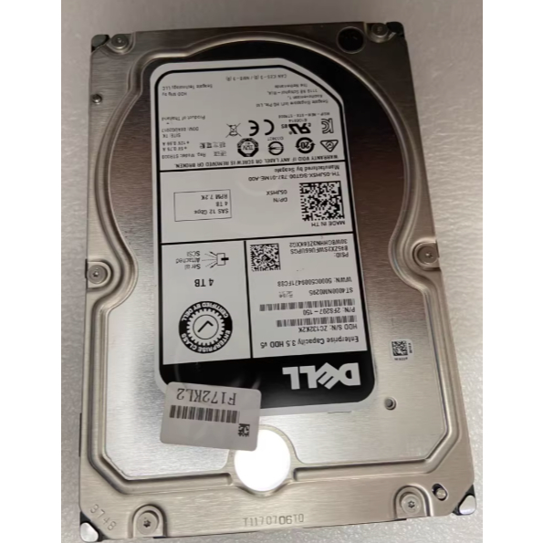 สําหรับ Dell 4TB 05JH5X ST4000NM0295 อินเทอร์เฟซ SAS 12Gb/s ฮาร์ดไดรฟ์เซิร์ฟเวอร์