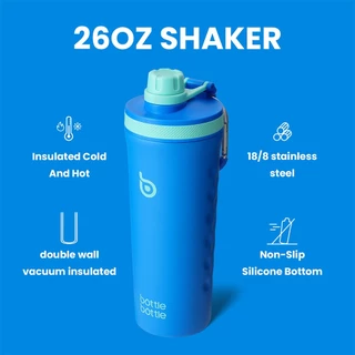 BOTTLE BOTTLE 750ml ขวดเชคเกอร์หุ้มฉนวน,ขวดน้ําสแตนเลสหุ้มฉนวนพร้อมลวดปัด, ขวดน้ําสแตนเลสแบบใช้ซ้ําได้, น้ํายิม
