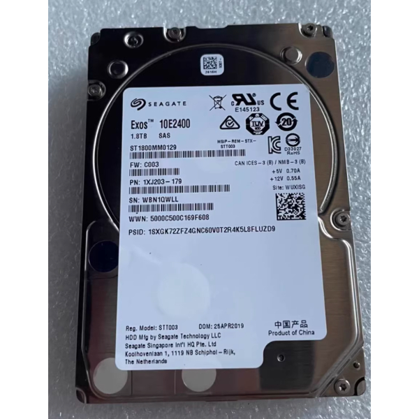 สําหรับ Seagate ExoS 10E2400 1.8TB 1.8T 10K SAS 2.5 นิ้ว ST1800MM0129