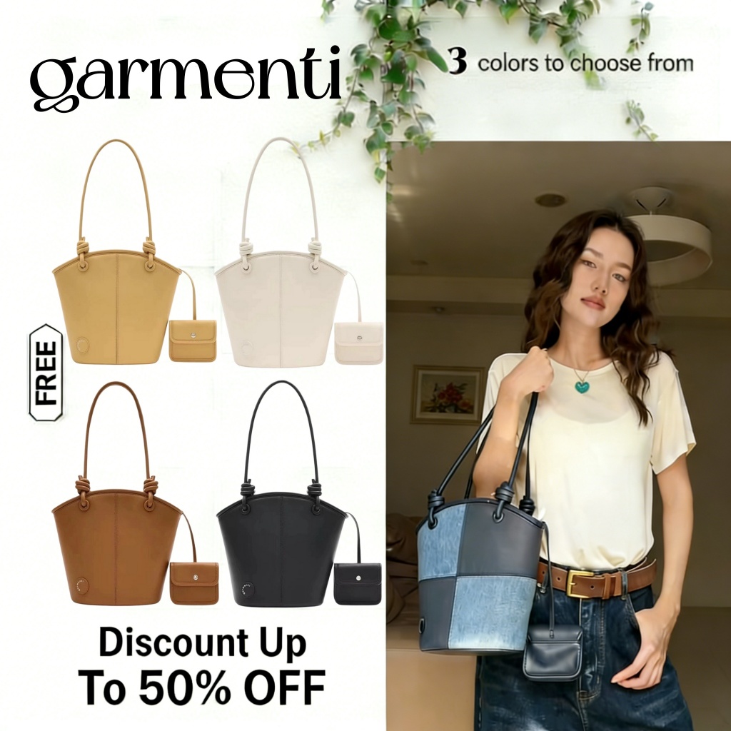 Garmenti Daily Tote Denim กระเป๋าคู่ใจทุกสถานการณ์ | ใส่ของเยอะ แมตช์ง่าย ของแท้100% พร้อมส่ง
