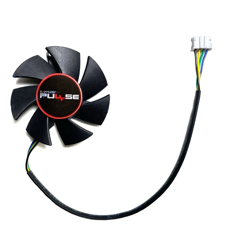 46MM 4PIN กราฟิกการ์ดพัดลมระบายความร้อนสําหรับ Sapphire RX6400 4G D6 PULSE