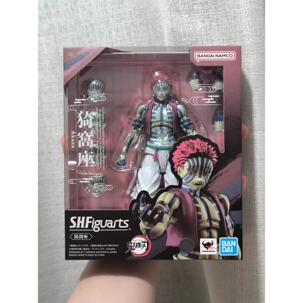 Bandai SHF Demon Slayer: Akaza, Upper Moon Three, ฟิกเกอร์แบบประกบ