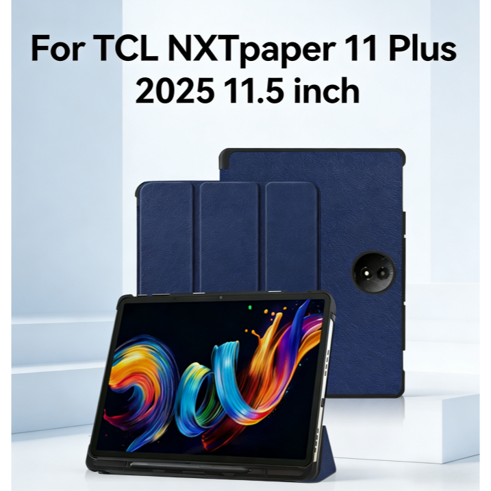 สําหรับ TCL NXTpaper 11 Plus 2025 11.5 นิ้ว NXTPAPER 11 + Tri-Folded Stand ฝาครอบแม่เหล็ก Hard Back 