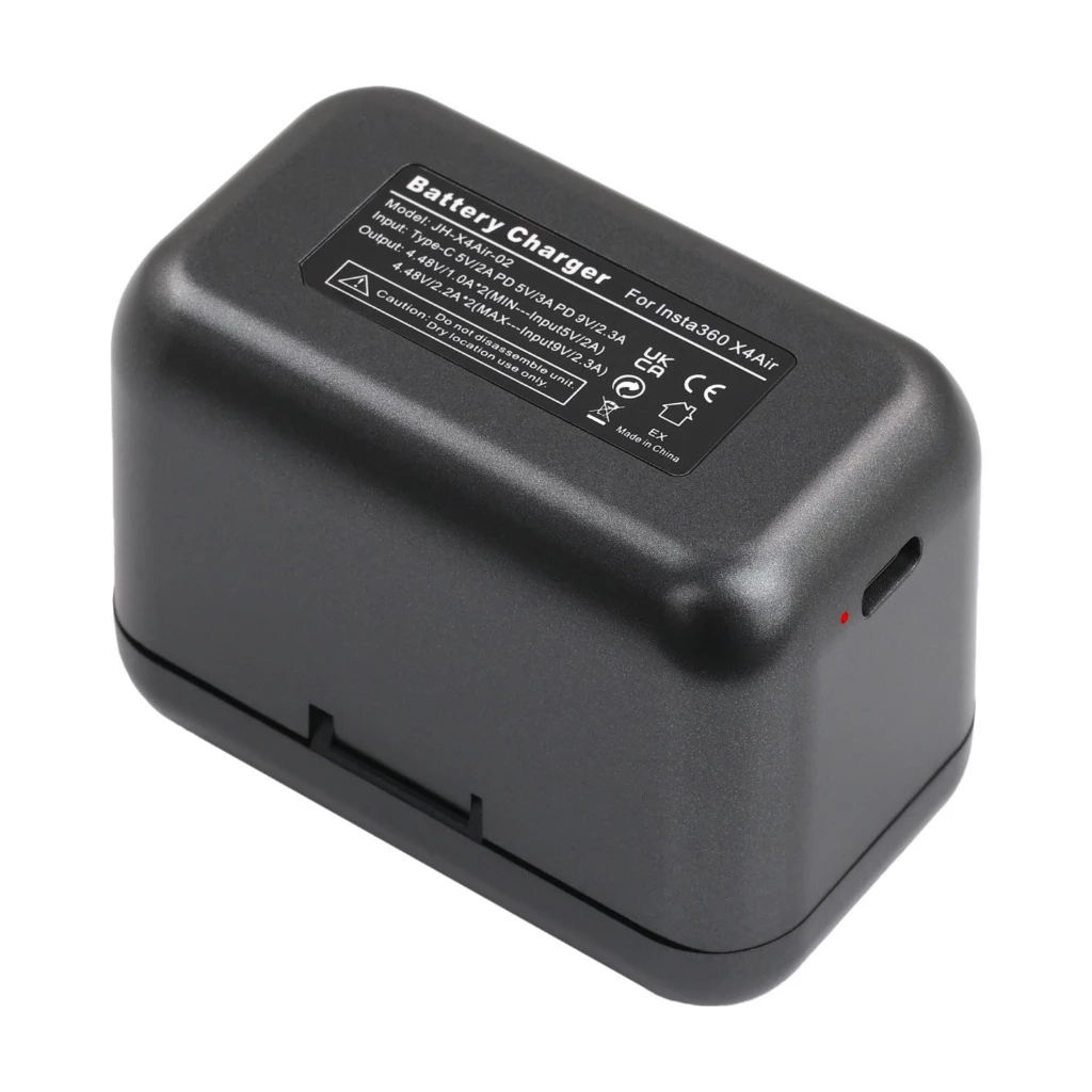 PUANTES Insta360 X4 air เครื่องชาร์จแบตเตอรี่อากาศ,แบตเตอรี่อุณหภูมิต่ํา 2050mah,อุปกรณ์เสริมกล้องเคลื่อนไหวแบบพาโนรามา,อายุการใช้งานแบตเตอรี่ยาวนาน thumbnail 5