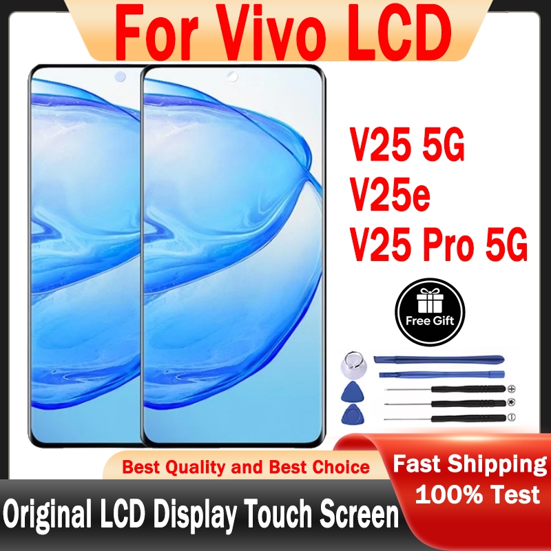 AMOLED Vivo V25 5G V25e V25 Pro 5G เปลี่ยนหน้าจอ LCD
