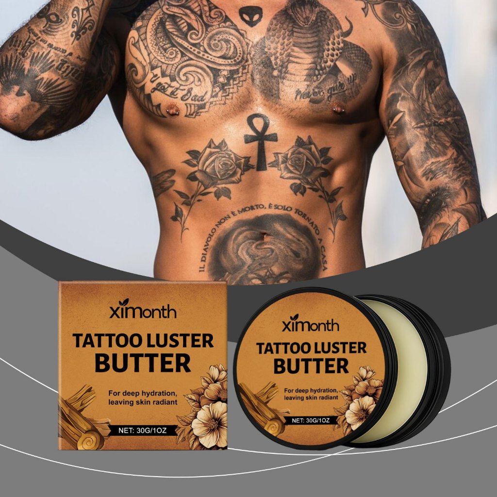 Ximonth Tattoo Luster Butter ให้ความชุ่มชื้นอย่างล้ําลึก ทําให้ผิวกระจ่างใส 30g