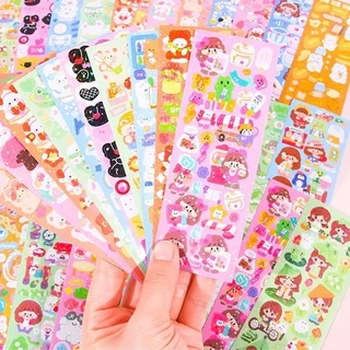 100 ชิ้นน่ารัก Guka Kawaii สติกเกอร์ DIY การ์ตูนเลเซอร์สติกเกอร์คู่มือเครื่องเขียนตกแต่งรูปแบบสติกเกอร์ของขวัญ