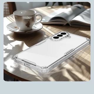 Nillkin Nature Pro Casing สําหรับ Samsung Galaxy A57/A56 เคสโทรศัพท์แม่เหล็กบางเฉียบโปร่งใสกันกระแทกปกอ่อน