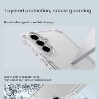 Nillkin Nature Pro Casing สําหรับ Samsung Galaxy A57/A56 เคสโทรศัพท์แม่เหล็กบางเฉียบโปร่งใสกันกระแทกปกอ่อน