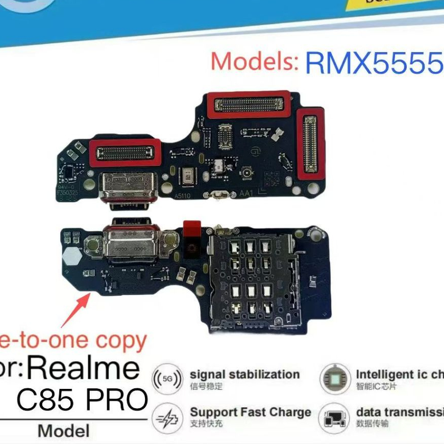 สําหรับ REALME C75 4G C75 5G REALME C85PRO REALME C85 5G บอร์ดเชื่อมต่อการชาร์จ