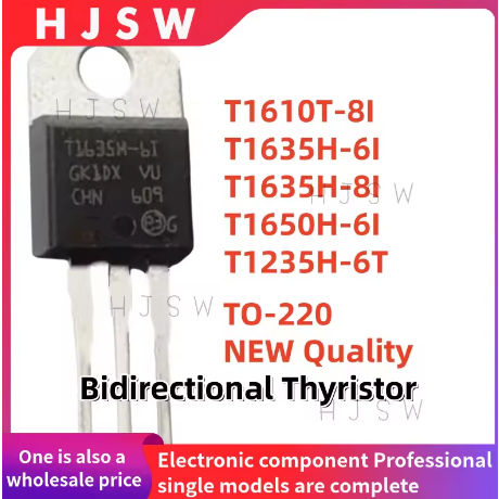 5PCS 100% ยี่ห้อใหม่และคุณภาพ T1635H-6I T1235H-6T T1610T-8I T1635H-8I T1650H-6I TO-220 Bidirectional