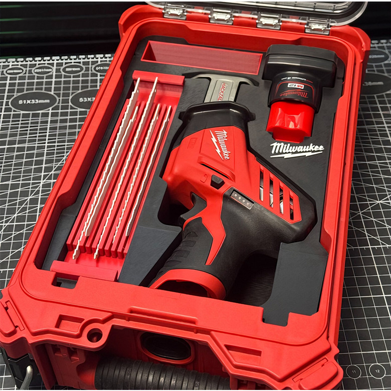 กล่องซับกล่องเครื่องมือ Milwaukee8435 สามารถเก็บเลื่อยลูกสูบ Milwaukee M12 HACKZALL (พร้อมรุ่นแปรง) และอุปกรณ์เสริม
