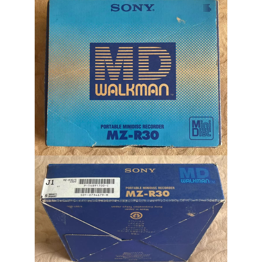 สินค้าคงคลังใหม่เอี่ยม Sony MZ-R30 MD Walkman MZ R30