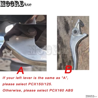 Mooreaxe สําหรับ Honda PCX125 / PCX150 PCX160 ABS CBS 2018 - 2023 2025 2026 รถจักรยานยนต์ปรับพับขยายได้เบรคคลัทช์ Levers Handlebar Grip TZ01 T1