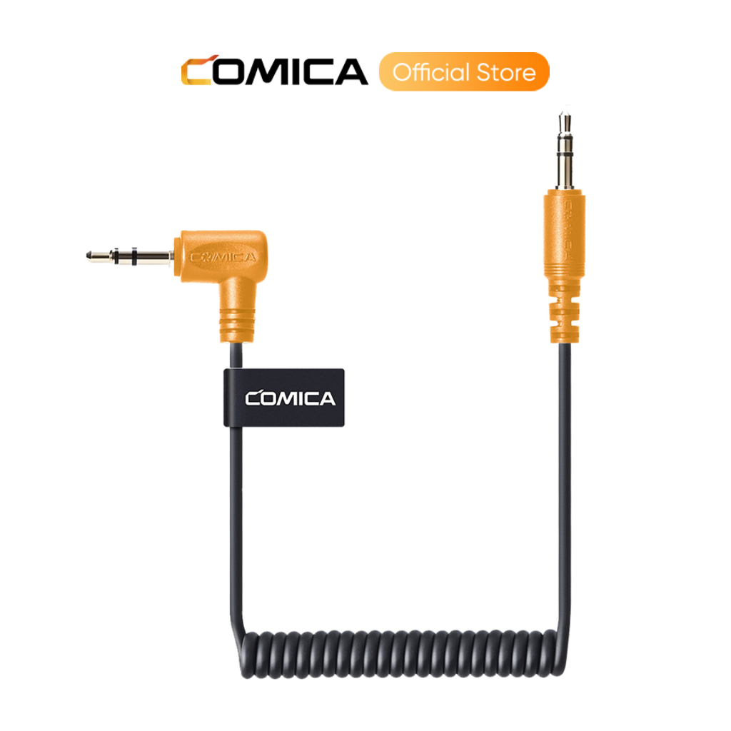 COMICA CVM-D-CPX 3.5 มม.TRS-TRS สายสัญญาณเสียงสําหรับกล้อง, 60 ซม. (หลังยืด) สายแปลง TRS สําหรับกล้อ