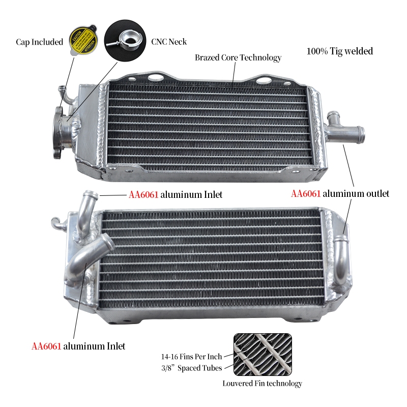 วิทยุอลูมิเนียมสําหรับ 1996-1997 SUZUKI RM125T RM125V RM 125 T/V รุ่น 2-STROK