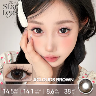 Starlens คอนแทคเลนส์ 1 คู่ DIA14.2-14.5 มม. คอนแทคเลนส์ Toast-brown ใช้สําหรับเกรดตาตุ๊กตา 6 เดือน(0.0~ 8.0)
