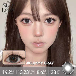 Starlens คอนแทคเลนส์ 1 คู่ DIA14.2-14.5 มม. คอนแทคเลนส์ Toast-brown ใช้สําหรับเกรดตาตุ๊กตา 6 เดือน(0.0~ 8.0)