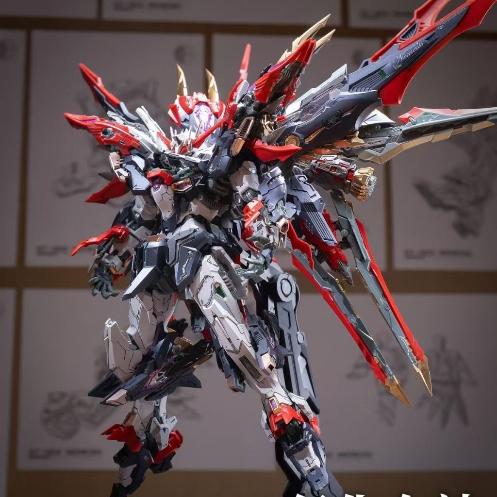 Infinite Dimension Nemesis Rt-002 1/100 Scale Mecha Model Kit พร้อมการก่อสร้างหลายชั้น