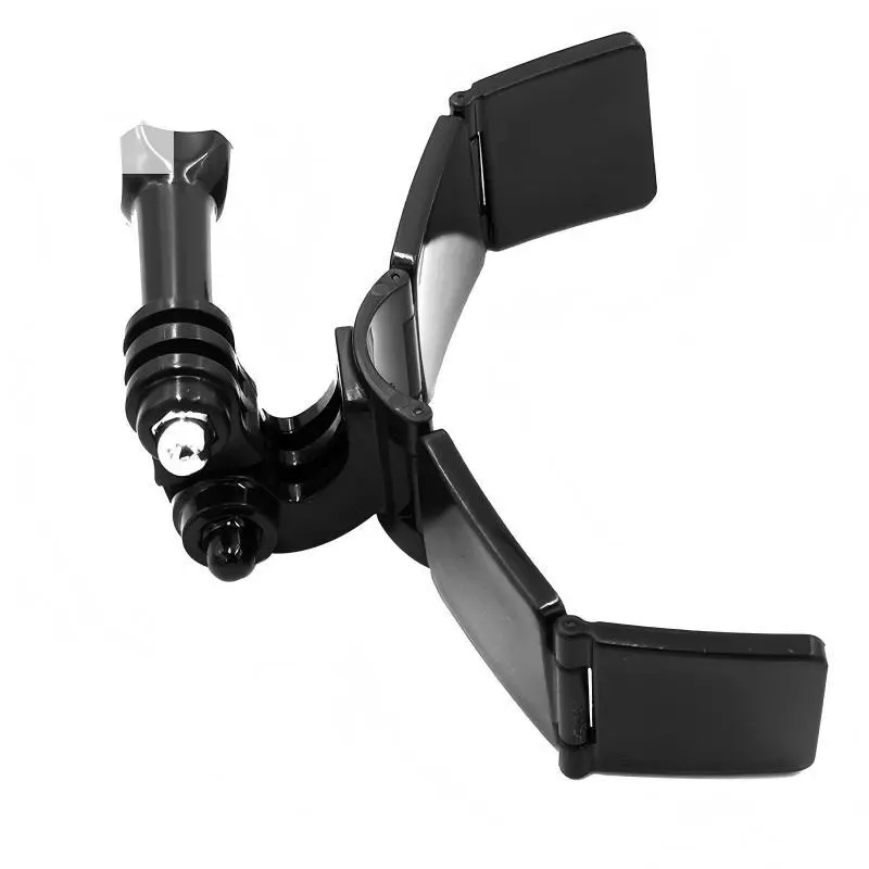 ตัวยึดคางหมวกกันน็อคแบบติดกาวปรับได้หลายมุมสําหรับ GoPro Hero & DJI Action - อุปกรณ์เสริมสําหรับกล้องมอเตอร์ไซค์ (ไม่มีสายรัด) thumbnail 9