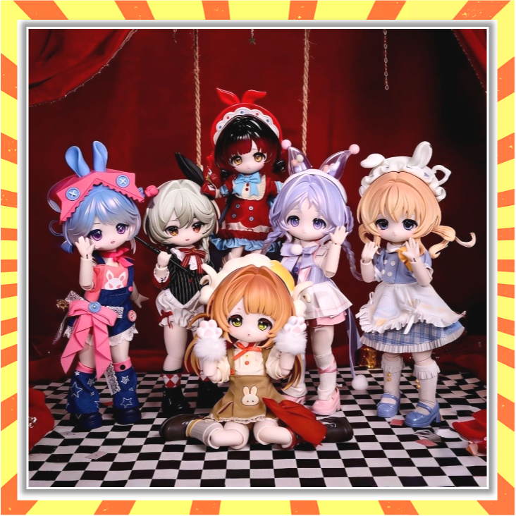 อย่างเป็นทางการ COME4FREE Bonnie Bunny Dream Box Blind Box Series Action Figure ตุ๊กตา BJD