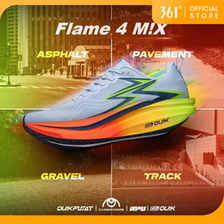 【จัดส่งในไทย】361 Degrees  Flame 4 Mix | รองเท้าวิ่งสำหรับผู้…