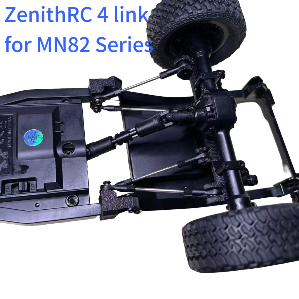 ZenithRC 4 link ชุดแปลงด้านหลังสําหรับ MN82 MN82 PRO MN82S MN82T RC การปรับเปลี่ยนและอัพเกรดโครงสร้างสปริงใบเพลาล้อหลัง