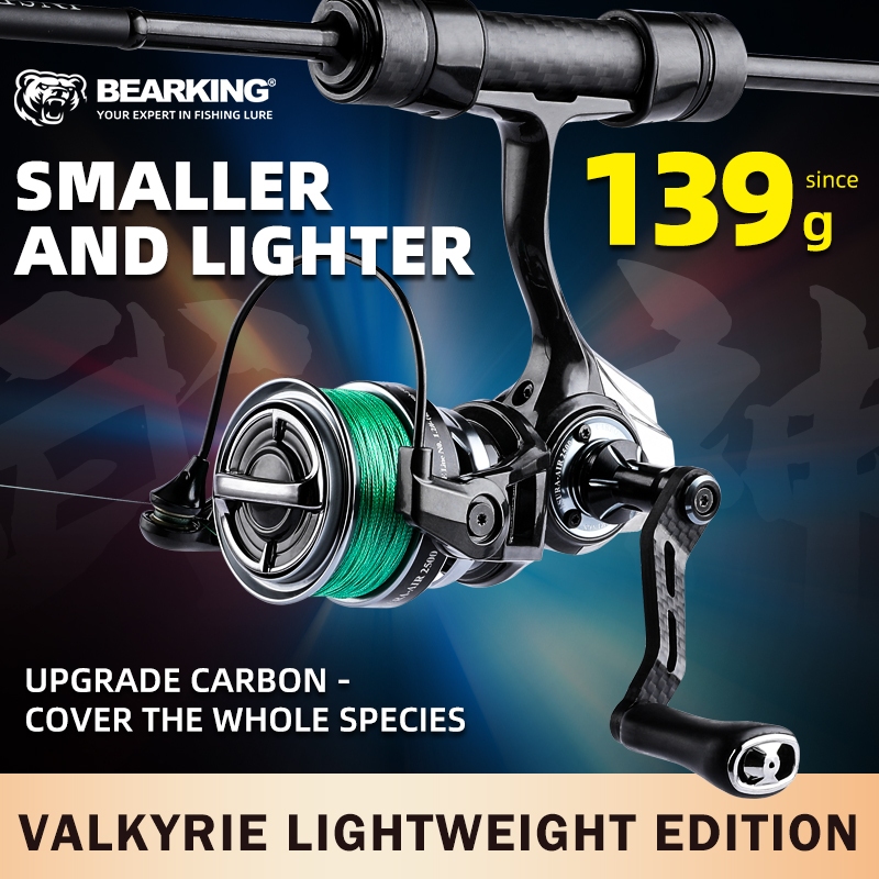 BEARKING VALKYRIE 139G Ultra Light Reel 1500-2500 รุ่น 7+1BB สแตนเลสแบริ่ง Fishing Reel