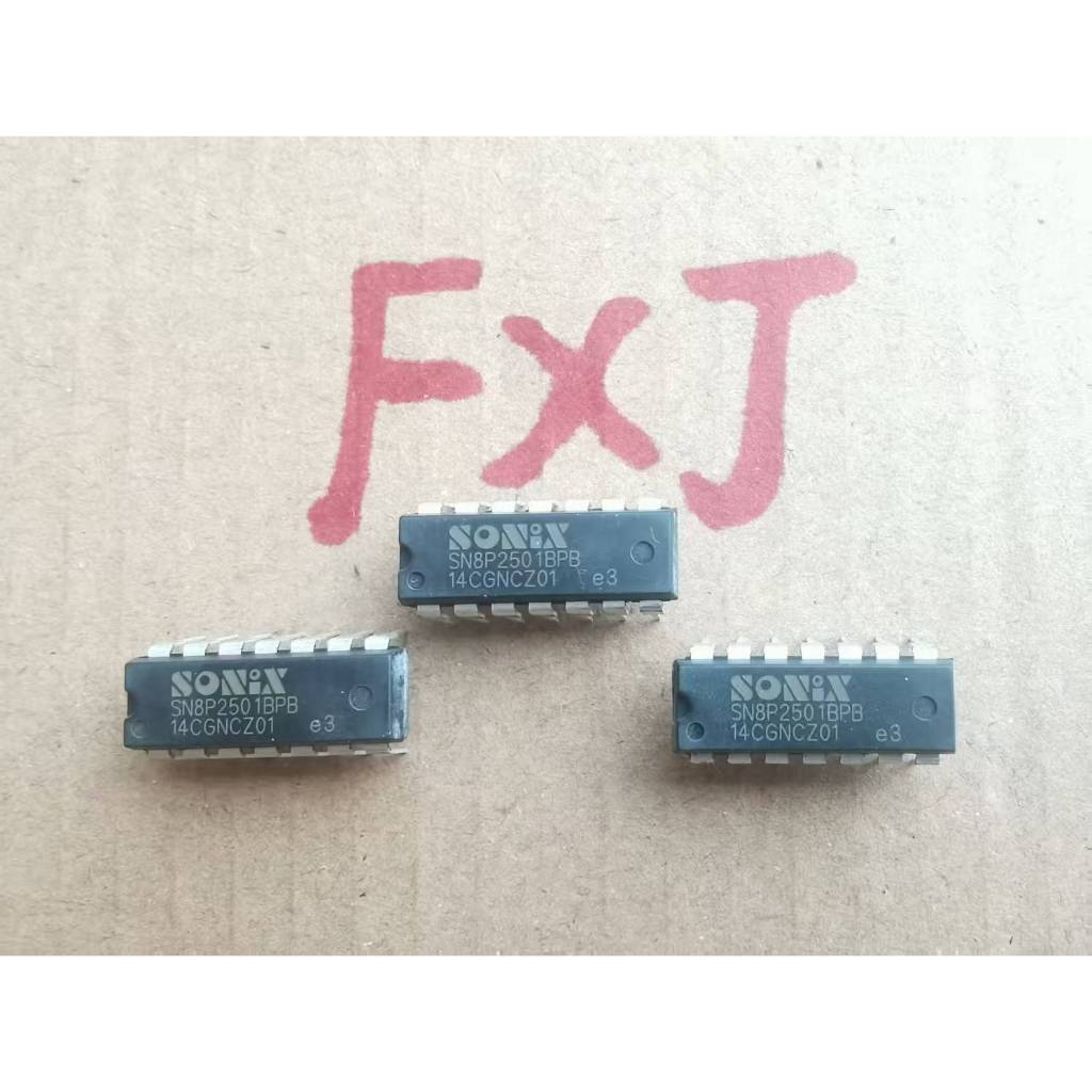 ((5 ชิ้น) SN8P2501 ใหม่เอี่ยมต้นฉบับ SN8P2501BPB In-Line DIP-14