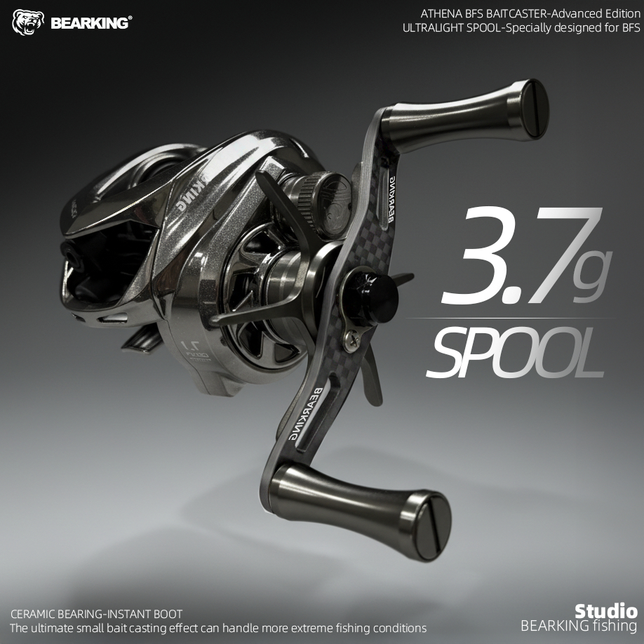 BEARKING ATHENA30-BFS 133g Ultralight Baitcasting Fishing Reel 7.1:1 อัตราทดเกียร์ความเร็วสูง 6 + 1B