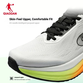 【Wide Fit】Qiaodan DS2 รองเท้าวิ่งเบาะพื้นหนา Rebound น้ําหนักเบาเทรนเนอร์เดินทุกวัน QXB023253217R