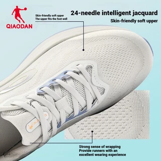 【Wide Fit】Qiaodan DS2 รองเท้าวิ่งเบาะพื้นหนา Rebound น้ําหนักเบาเทรนเนอร์เดินทุกวัน QXB023253217R