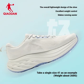 【Wide Fit】Qiaodan DS2 รองเท้าวิ่งเบาะพื้นหนา Rebound น้ําหนักเบาเทรนเนอร์เดินทุกวัน QXB023253217R