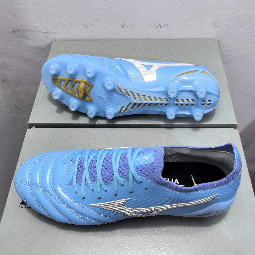 รองเท้าสตั๊ด รองเท้าฟุตบอล Mizuno Morelia Neo IV BATE Made In Japan FG ถัก Starter เหมาะสําหรับชายและหญิง และเด็ก Size:36-45