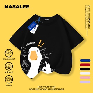 【จัดส่งในวันเดียวกัน】เสื้อยืดแขนสั้นสีดำสำหรับเด็ก NASA ผ้าค…