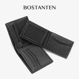 BOSTANTEN Weave Belt & Wallet Set ชุดของขวัญผู้ชาย เข็มขัด+กระเป๋าสตางค์ พรีเมียม พร้อมถุง